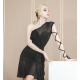 See also Fanyu Latin dance practice suit female new oblique shoulder jumpsuit black ruffled skirt TL955